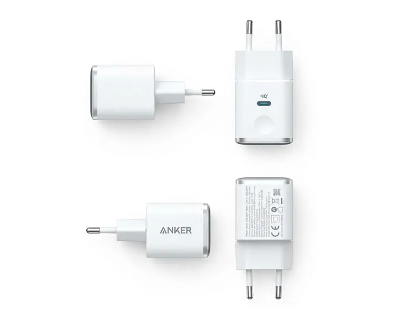 ANKER Nano 45W putni zidni punjač sa ekranom, USB-C port, beli  Slika 2