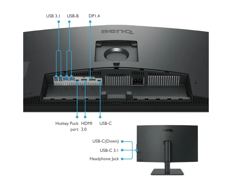 BENQ 27 inča PD2705U UHD IPS LED Dizajnerski monitor  Slika 4