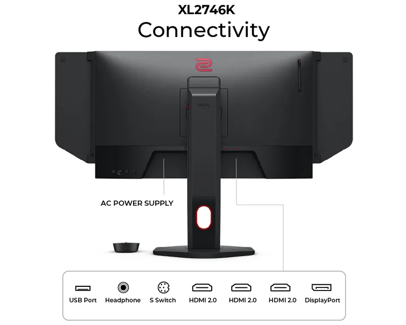 BENQ 27 inča Zowie XL2746K FHD 1920x1080 240 Hz gaming monitor Slika 7