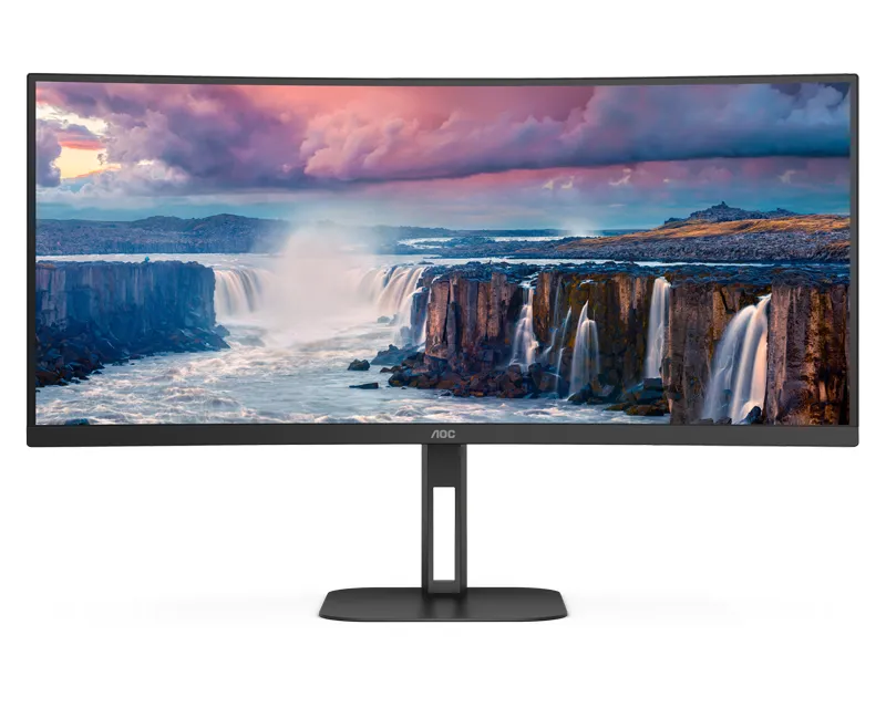 AOC 34 inča CU34V5C/BK WLED zakrivljeni monitor Slika 1