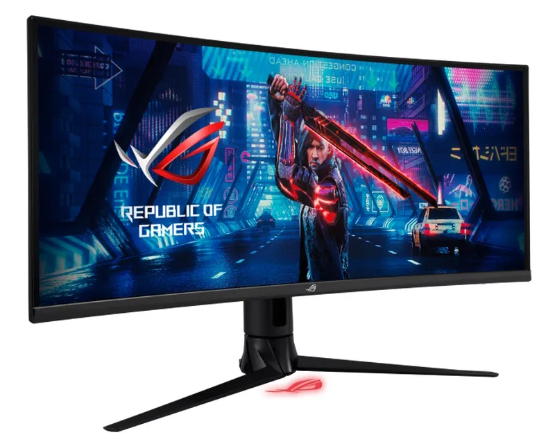 ASUS 34 inča ROG Strix XG349C UWQHD 3440x1440 Fast IPS 180 Hz zakrivljeni gaming monitor  Slika 3