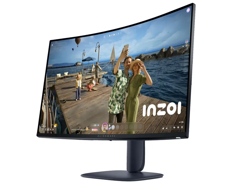 DELL 31.5 inch AW3225DM QHD 180Hz FreeSync Alienware Gaming zakrivljeni monitor  Slika 6