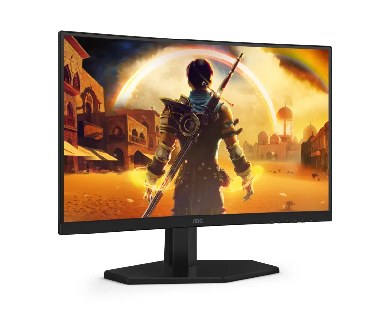 AOC 23.6 inča C24G42E FHD 1920x1080 VA 180 Hz zakrivljeni gaming monitor  Slika 2