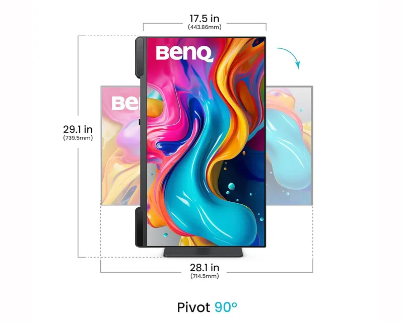 BENQ 31.5 inča PV3200U FHD 3840x2160 IPS HDR10 dizajnerski monitor  Slika 3
