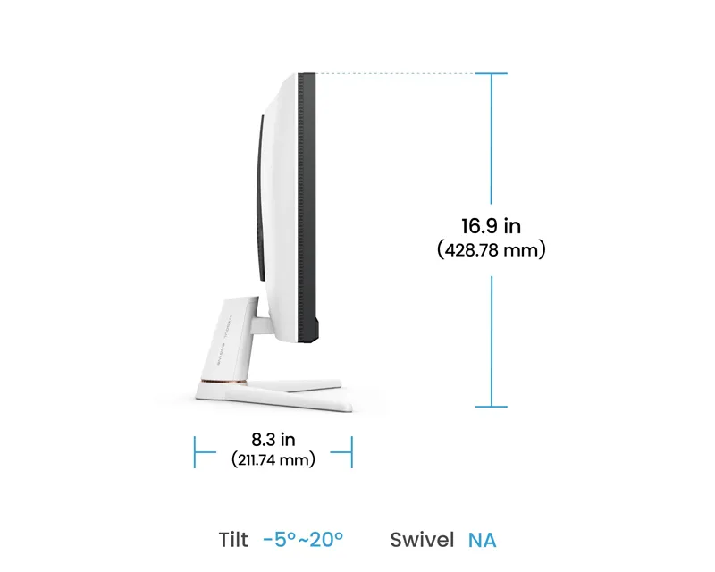 BENQ 24.5 inča EX251 FHD 1920x1080 IPS 220 Hz HDR10 Gaming beli monitor  Slika 9