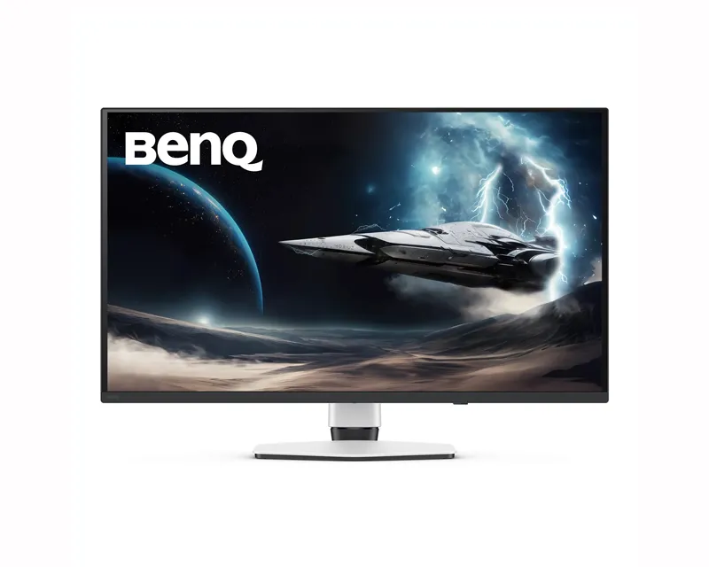 BENQ 32 inča Mobiuz EX321UZ 4K 3840x2160 QD-OLED 240 Hz USB-C 90W gaming monitor beli  Slika 2
