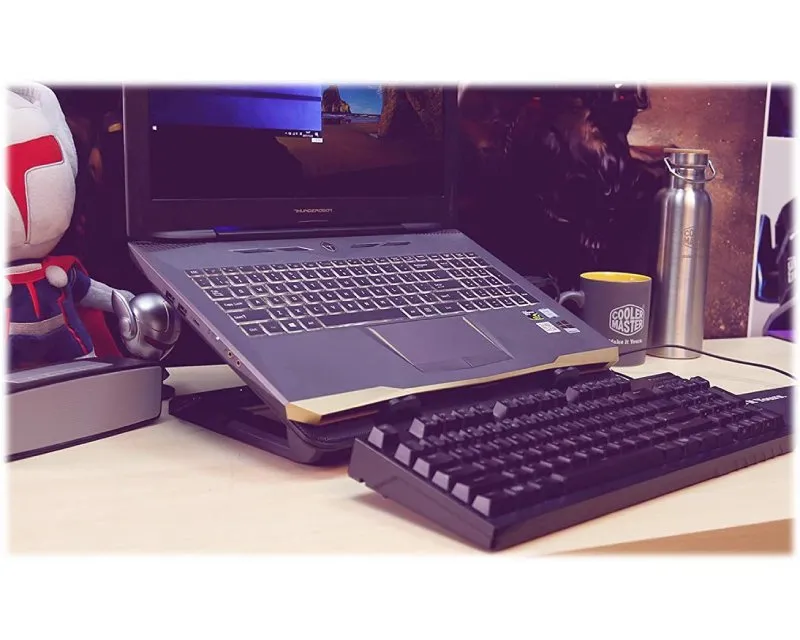 COOLER MASTER Postolje za laptop NotePal ERGOSTAND IV (R9-NBS-E42K-GP), crno Slika 4