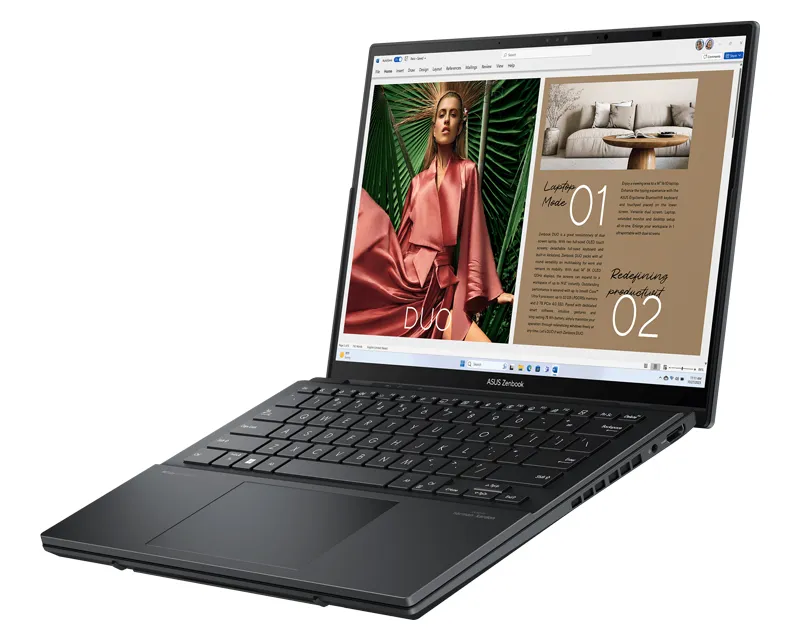 ASUS Zenbook 14 DUO OLED  UX8406MA-QL056W (14 inča FHD, Ultra 7 155H, 16GB, SSD 1TB, Win11 Home) laptop  Slika 6
