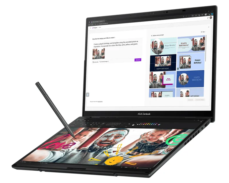 ASUS Zenbook 14 DUO OLED UX8406CA-PZ185X (14 inča 3K OLED, Ultra 7 255H, 32GB, SSD 1TB, Win11 Pro) laptop Slika 4