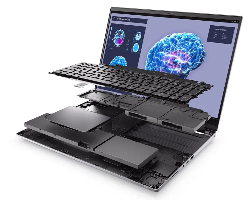 DELL Precision M7680 16 inch FHD+ 500nits i7-13850HX 32GB 1TB SSD RTX 3500 12GB Backlit FP SC Win11Pro 3yr ProSupport laptop Slika 7