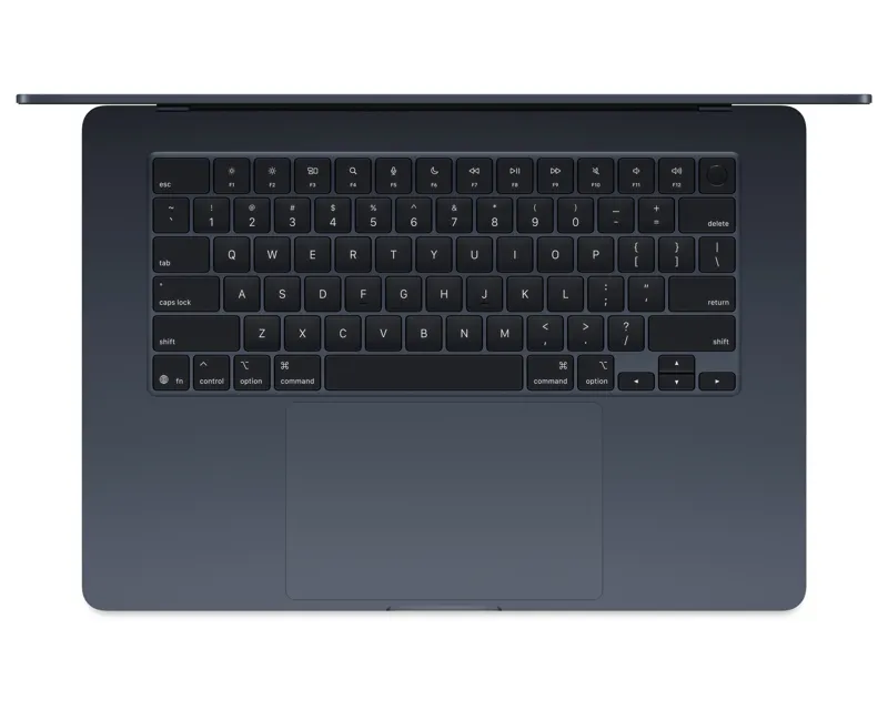 APPLE MacBook Air 15.3 inch M4 10-core CPU 10-core GPU 16GB 256GB SSD Midnight (MW1L3)  Slika 4