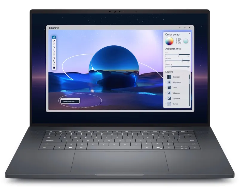 DELL Pro Max 16 Premium 16 inch FHD+ 120Hz 500nits Core Ultra 7 265H 32GB 1TB SSD RTX PRO 2000 8GB Backlit FP Win11Pro 3yr ProSupport laptop  Slika 4