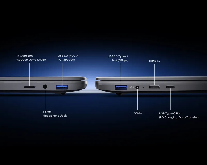 CHUWI Corebook i3 (14 inča, Core i3-10100Y, 8GB, 256GB SSD, Win 11 Home) laptop  Slika 4