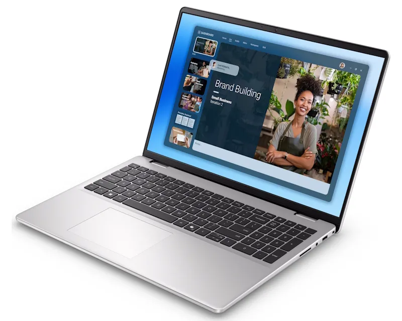 DELL 16 DC16251 16 inch FHD+ 300nits Core 7 150U 16GB 512GB SSD Backlit FP Win11Pro metalni silver laptop  Slika 6