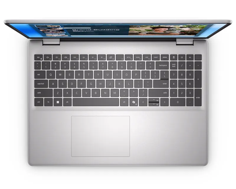 DELL 16 DC16251 16 inch FHD+ 300nits Core 5 120U 16GB 512GB SSD Backlit FP Win11Pro metalni silver laptop  Slika 5