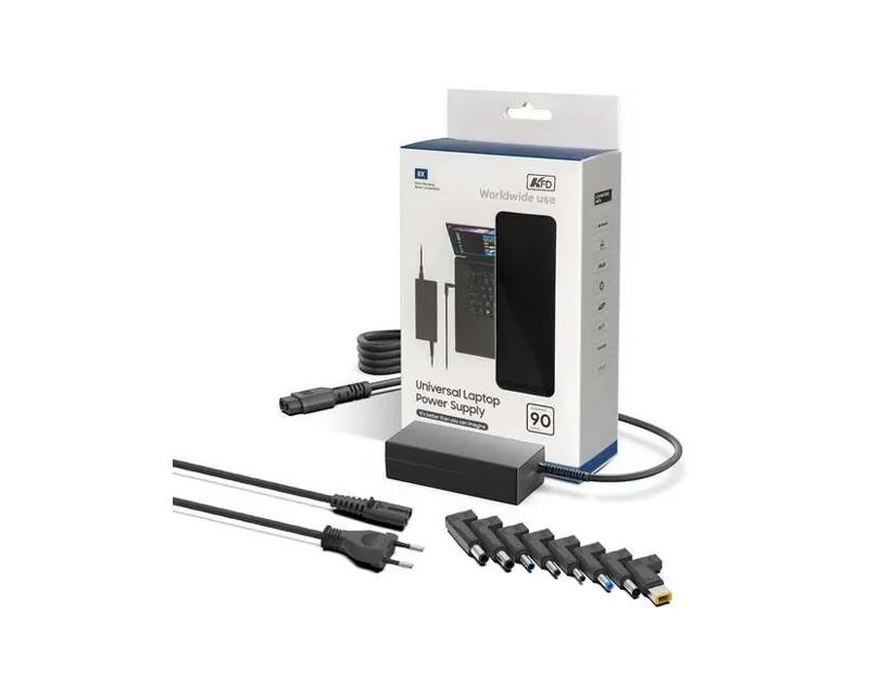 FAST ASIA Univerzalni punjač za laptop 90W sa 8 dodataka, KFD Slika 1