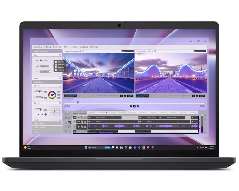 DELL Pro Max 16 16 inch FHD+ 300nits Core Ultra 7 265H 16GB 512GB SSD Intel Arc Backlit FP SC Win11Pro 3yr ProSupport laptop  Slika 4