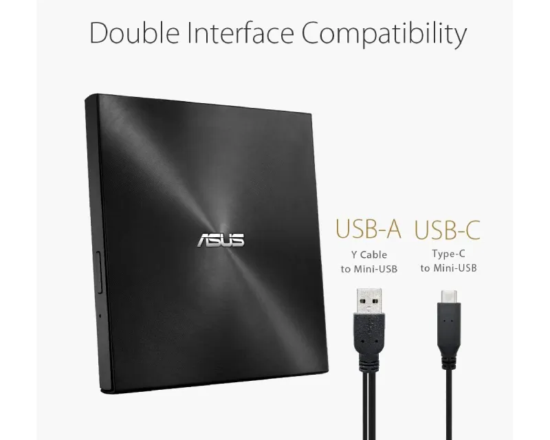 ASUS ZenDrive U9M SDRW-08U9M-U DVD±RW USB eksterni rezač crni  Slika 6