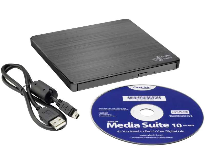 HITACHI-LG GP60NB60 DVD±RW eksterni rezač crni Slika 4