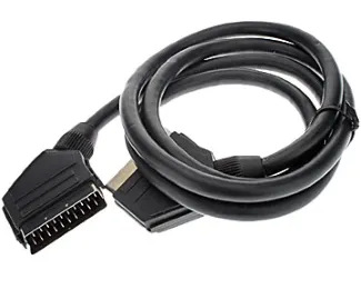 FAST ASIA Kabl Scart M/M 1.5m crni Slika 1