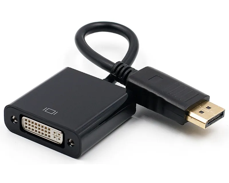 E-GREEN Adapter DisplayPort (M) - DVI (F) crni  Slika 1
