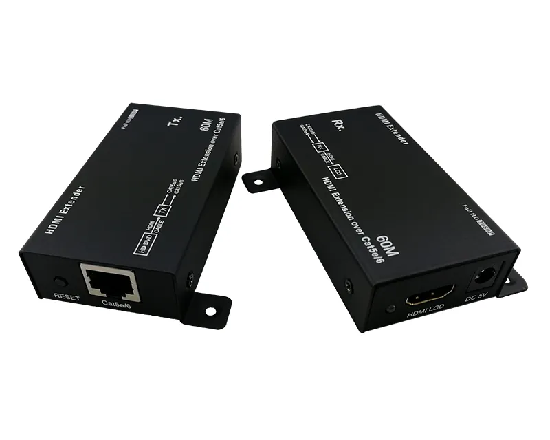 E-GREEN Adapter-Konvertor HDMI extender - RJ 45 cat5e/6, 60m  - Image 1