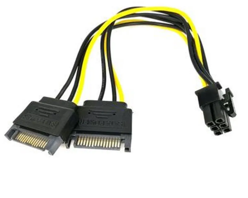 E-GREEN Naponski adapter za PCI-E VGA (6-pin) -2x Sata  Slika 2