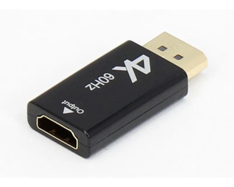 E-GREEN Adapter DisplayPort 1.4 (M) - HDMI 2.0 (F) crni  Slika 2