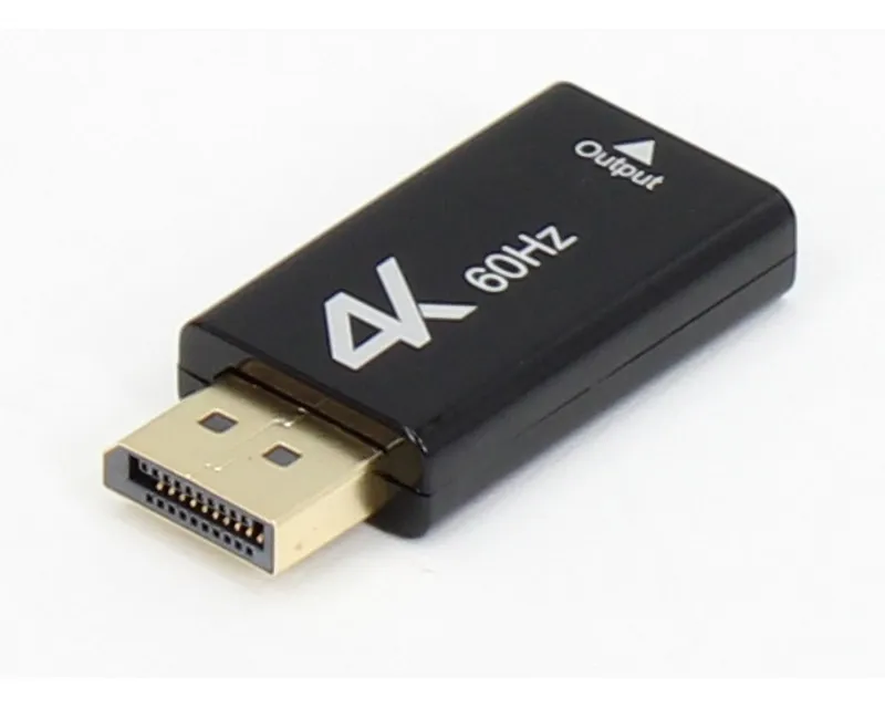 E-GREEN Adapter DisplayPort 1.4 (M) - HDMI 2.0 (F) crni  Slika 1