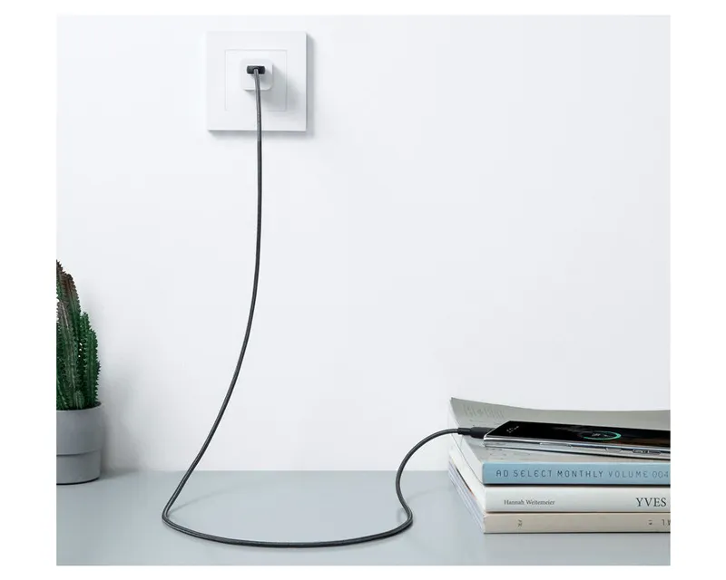 ANKER 322 USB tip-A na USB tip-C kabl M/M 1.8m, 18W, pleteni, crni Slika 3