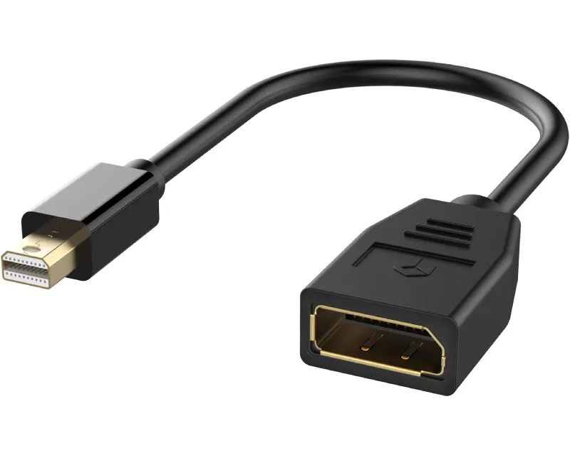 E-GREEN Adapter Mini Display port (M) - HDMI (F) crni Slika 1