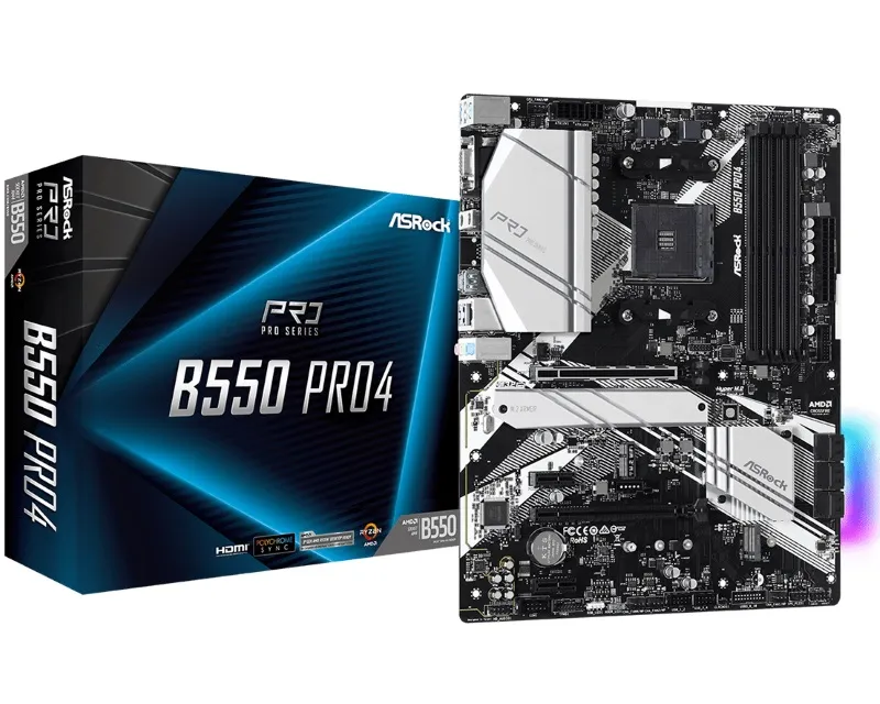 ASROCK B550 PRO4 matična ploča Slika 1