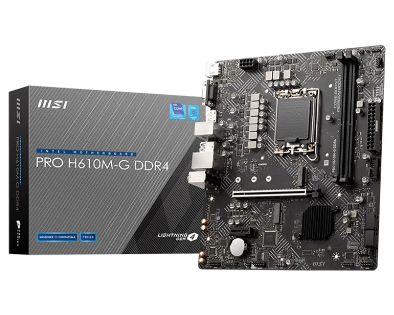 MSI PRO H610M-G DDR4 matična ploča Slika 1