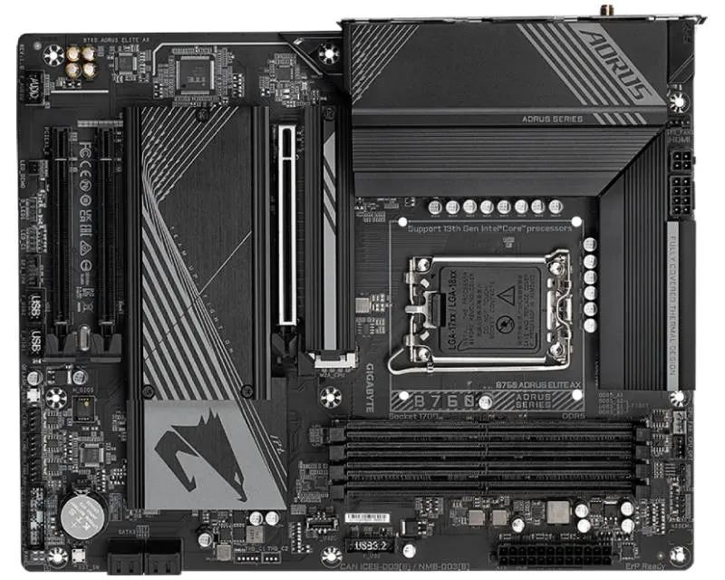 GIGABYTE B760 AORUS ELITE AX rev. 1.x matična ploča Slika 5