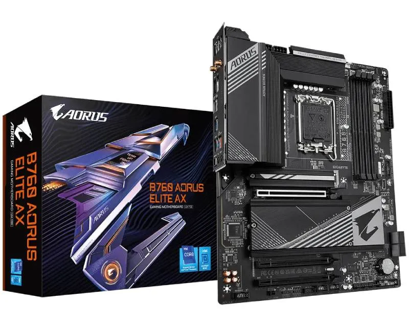 GIGABYTE B760 AORUS ELITE AX rev. 1.x matična ploča Slika 1