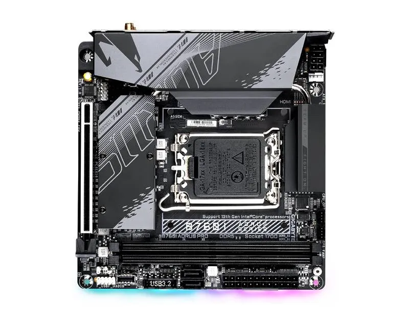 GIGABYTE B760I AORUS PRO rev. 1.x matična ploča Slika 1