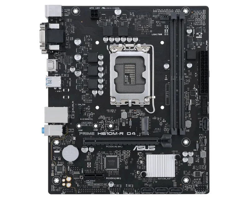 ASUS PRIME H610M-R D4-SI matična ploča Slika 3