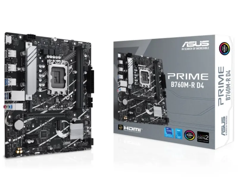 ASUS PRIME B760M-R D4 matična ploča Slika 1