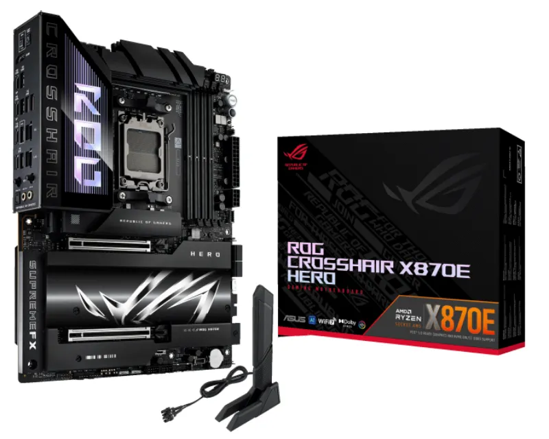 ASUS ROG CROSSHAIR X870E HERO matična ploča Slika 1