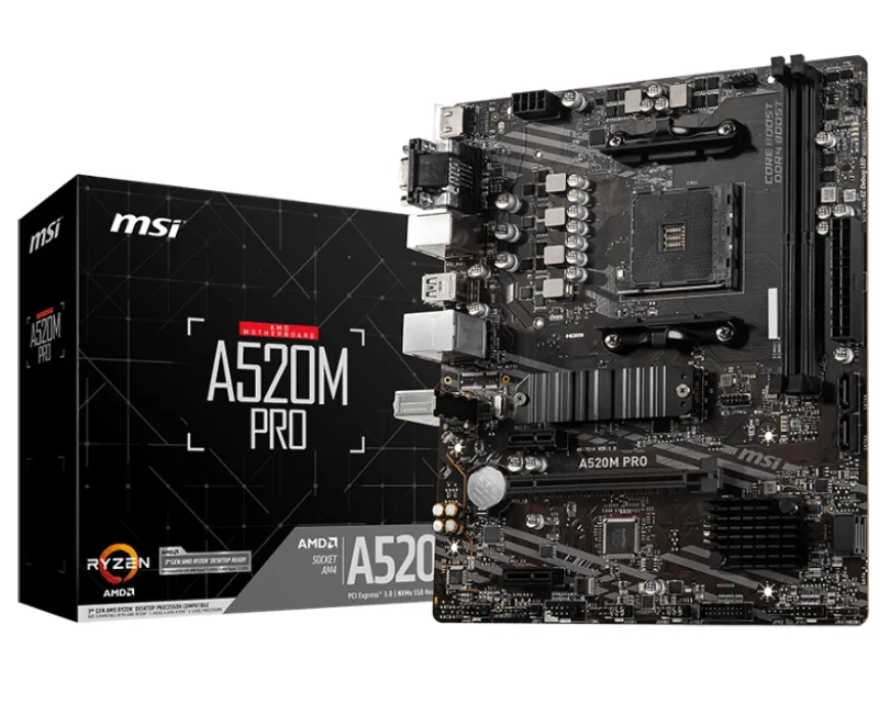 MSI A520M PRO matična ploča Slika 1