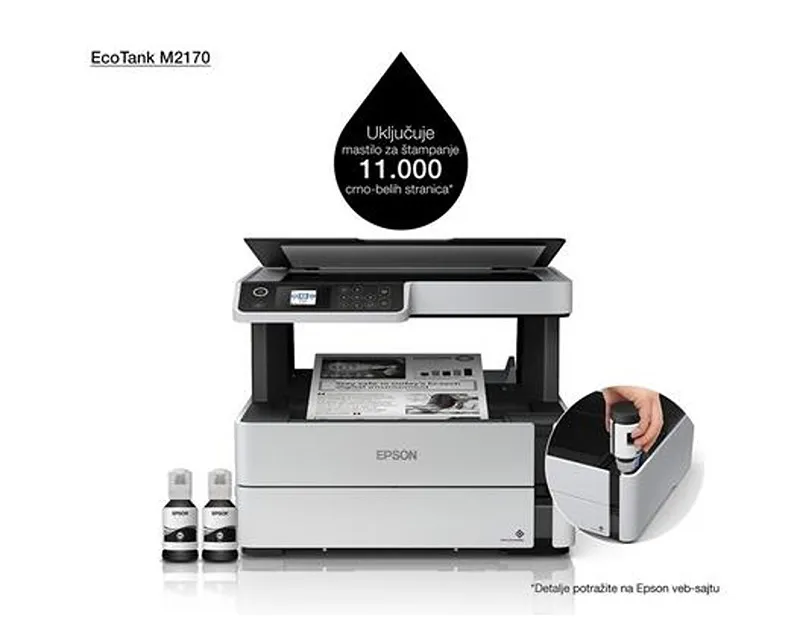 EPSON M2170 EcoTank ITS multifunkcijski inkjet crno-beli štampač  Slika 4