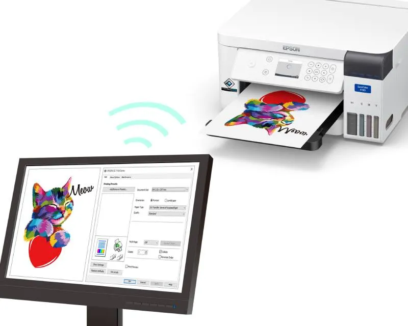 EPSON SURECOLOR SC-F100 inkjet štampač za sublimaciju Slika 5