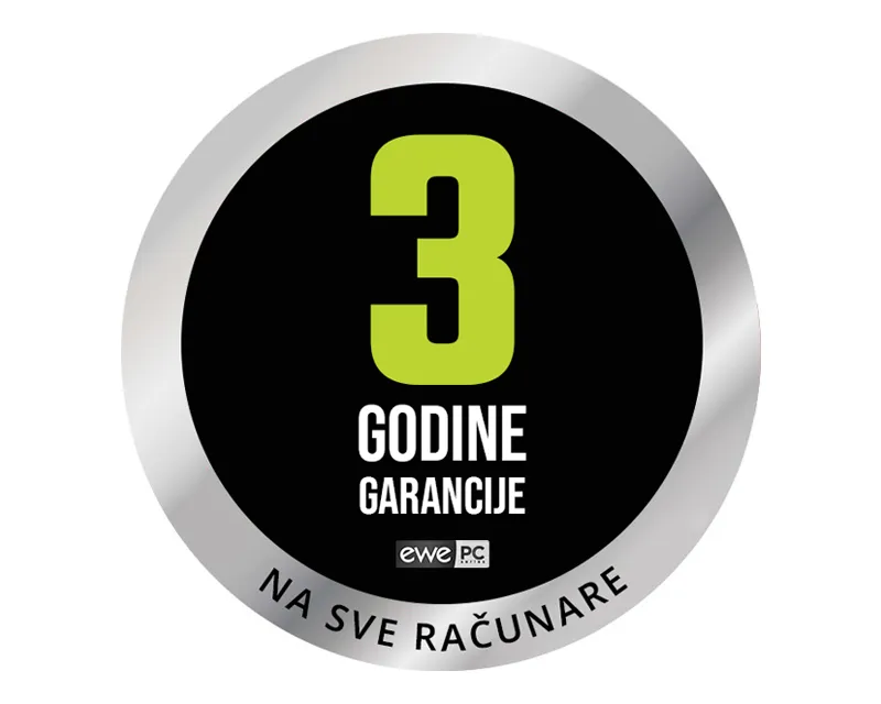 EWE PC AMD GAMING računar Ryzen 5 8400F 16GB 1TB RTX5050 8GB Slika 5