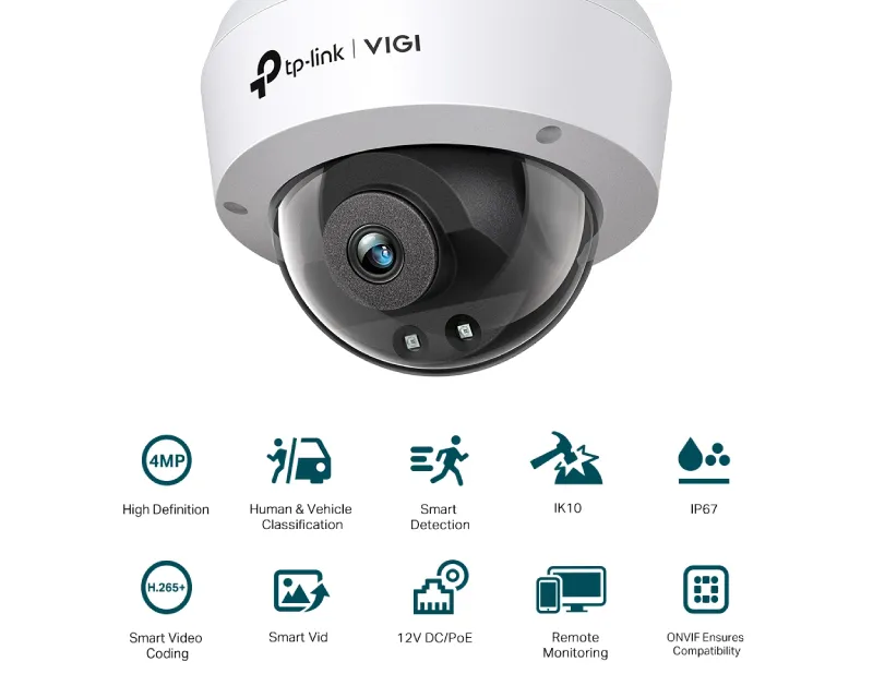 TP-LINK VIGI C240I-2.8mm, IR30m 4mpx Dom kamera, Slika 2
