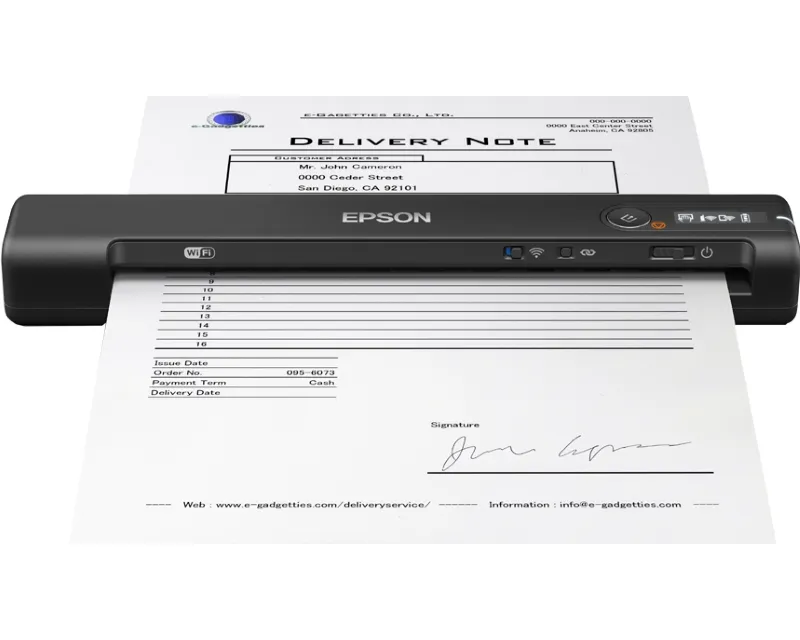 EPSON WorkForce ES-60W mobile A4 dokument skener  Slika 2