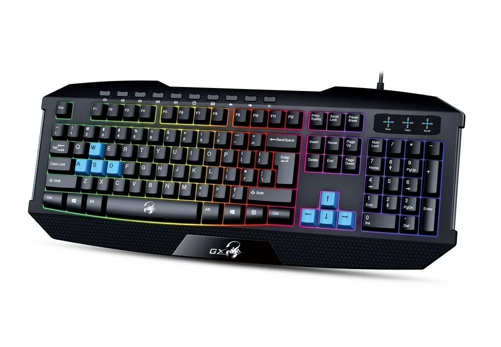 GENIUS K215 Scorpion Gaming USB US crna tastatura  Slika 3