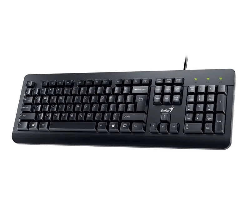 GENIUS KM-160 USB US crna tastatura+ USB crni miš  Slika 3