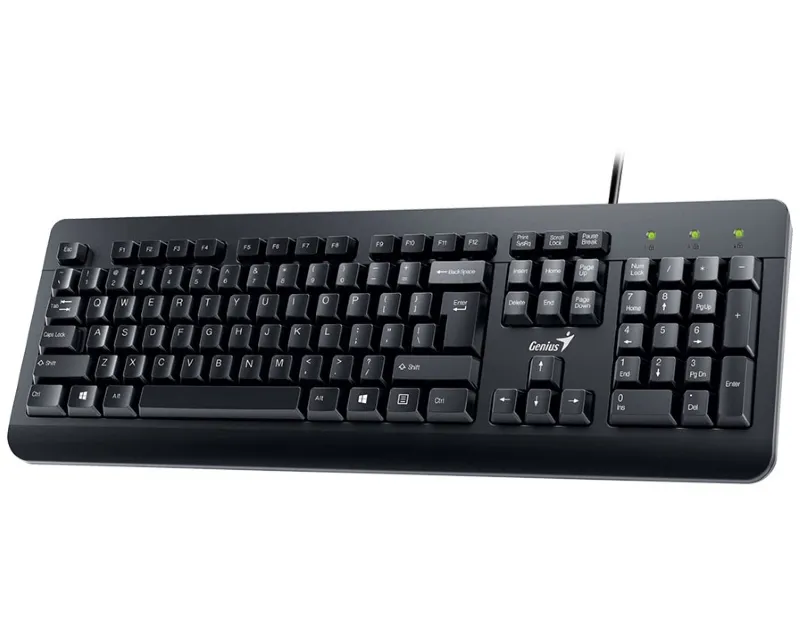 GENIUS KM-160 USB YU crna tastatura+ USB crni miš  Slika 2