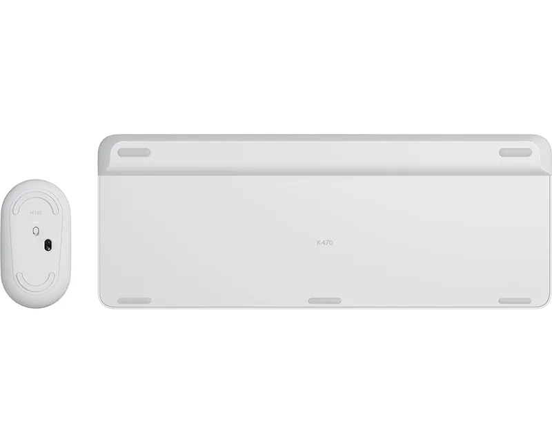 LOGITECH MK470 Wireless Desktop US bela tastatura + miš  Slika 4
