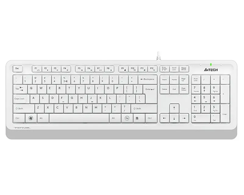 A4 TECH FK10 FSTYLER USB US bela tastatura  Slika 1